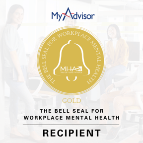 Newsletter - AwardCert - MYA - Gold Bell Seal for Workplace Mental Health - 2023