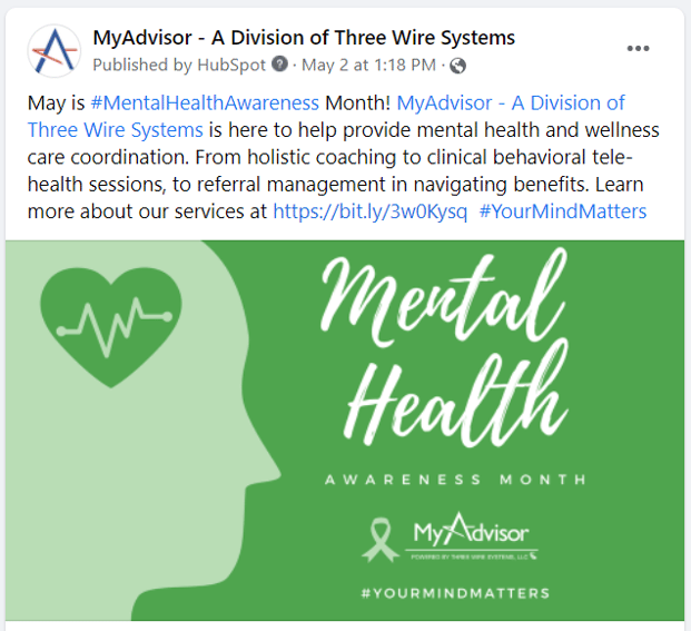 Mental Health Awareness Month and MyAdvisor's Mission