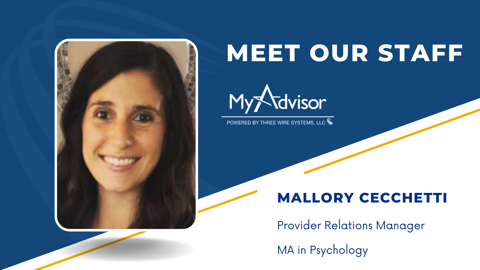 Meet Our Staff - Mallory Cecchetti, Provider Relations Manager